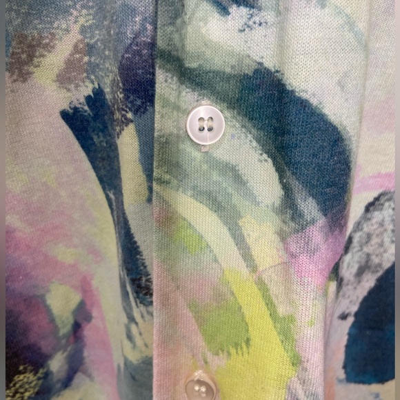 Zara abstract pattern button up shirt - Picture 4 of 4